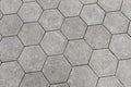 A simple white texture pattern of hexagons Royalty Free Stock Photo