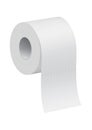 Simple white toilet paper roll Royalty Free Stock Photo