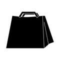 simple women's shopping bag, packaging for food and things, bag icon