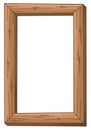 Simple wooden frame