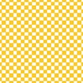 Simple Yellow Geometric Tiled Square Checkered Plaid Fabric Fashion Design Seamless Pattern Texture Royalty Free Stock Photo