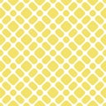 Simple yellow seamless pattern. Vector abstract geometric grid background with smooth rounded shapes Royalty Free Stock Photo
