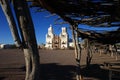 A Simpler Time at San Xavier Mission in Tucson, Arizona Royalty Free Stock Photo