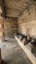 The simplest part of the super intricate temple, Dharasuram, Tamil Nadu, India Royalty Free Stock Photo