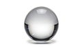 Simplicity of the composition emphasizes the sphere s geometric perfectio Royalty Free Stock Photo