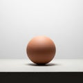 The simplicity and focus on the sphere. The overall composition is Royalty Free Stock Photo