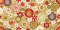Simplicity and Grace: Seamless Patterns in Japanese Design Royalty Free Stock Photo