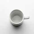 Simplicity and minimalistic design of the mug are accentuated by Royalty Free Stock Photo