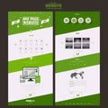 Simplicity one page website template design