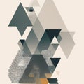 Simplicity Refined - Abstract Geometric Elements in Scandinavian Concept Poster