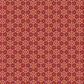 Simplified flora Colorful geometric mosaic floral pattern Bright pink, orange, blue shapes on a dark brown background Royalty Free Stock Photo