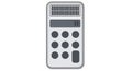 Is monochromatic, using shades of gray and black against a white Royalty Free Stock Photo