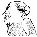 Simplified And Realistic Eagle Coloring Pages For Animal And Art Enthusiasts