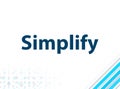 Simplify Modern Flat Design Blue Abstract Background Royalty Free Stock Photo
