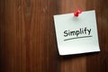 Simplify