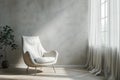 Simplistic Armchair minimalist. Generate Ai