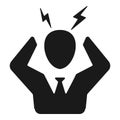 Simplistic business pressure vector icon