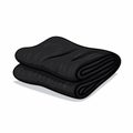 Simplistic Cartoon Style Black Cloth Warmcore Wrapped