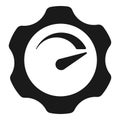 Simplistic work preferences vector icon