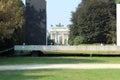Simplon Park Milano city gate Royalty Free Stock Photo