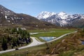 Simplon Pass landscape Royalty Free Stock Photo