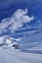 Simplon pass, Swiss Alps, Wallis. Royalty Free Stock Photo