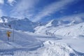Simplon pass, Swiss Alps, Wallis. Royalty Free Stock Photo