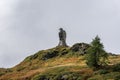 SIMPLON PASS, SWITZERLAND/ EUROPE - SEPTEMBER 16: Statue of an E Royalty Free Stock Photo