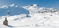 Simplon Pass winter panorama