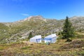 The Simplon Observatory on the Simplon Pass for for astro-amateurs Royalty Free Stock Photo