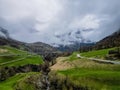 Simplon Village at Simplon Pass in Switzerland