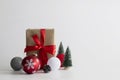 Simply of Christmas decoration and gift box