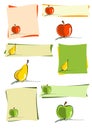 Simply fruit design elements