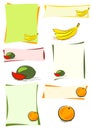 Simply fruit design elements