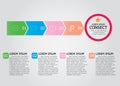 Simply infographic step by step template