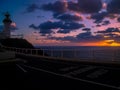 A simply stunning sunrise over Byron Bay, Australia Royalty Free Stock Photo