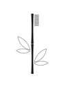 Simply Vector Illustration: Bamboo Toothbrush.