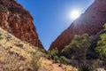 Simpson Gap in the West MacDonnell Range Royalty Free Stock Photo