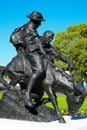 Simpson and his donkey ANZAC memorial statue.