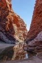 Simpsons Gap located in West Macdonnell Ranges, Northern Territory, Australia Royalty Free Stock Photo