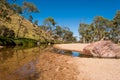 Simpsons Gap, MacDonnell Ranges, Australia Royalty Free Stock Photo