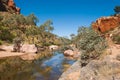 Simpsons Gap, MacDonnell Ranges, Australia Royalty Free Stock Photo