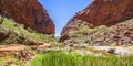 Simpsons Gap is one of the gaps in the West MacDonnell Ranges in Australia's Northern Territory. Royalty Free Stock Photo