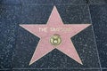 The Simpsons' star on Hollywood Walk of Fame Royalty Free Stock Photo