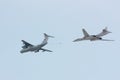 Simulated air refueling Tu-160