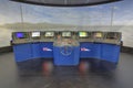 Simulator control military ship