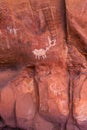 Sinagua Pictographs Royalty Free Stock Photo