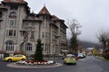 Sinaia cityscape and street view