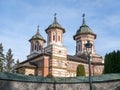 The Great Church part of Sinaia Monastery complex founded in 1695 Royalty Free Stock Photo