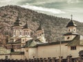 The Great Church part of Sinaia Monastery complex founded in 1695 Royalty Free Stock Photo